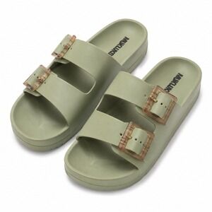 Women's Sandals by Muk Luks Grand Cayman Olive Size 7 New With Tags